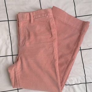 GAP - Corduroy, high rise, wide leg, cropped pants.